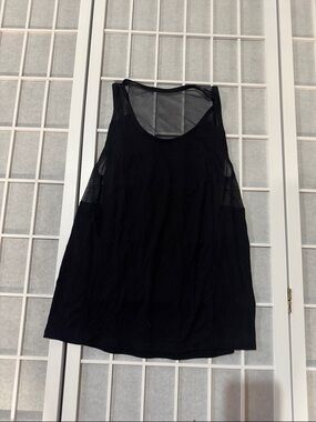 Old Navy Black Mesh-Trim Tank Top